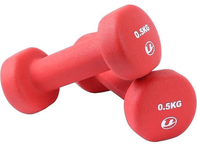 8x halterset met soft-touch-greep 2x0,5kg ultrasport - afbeelding 1 van  3