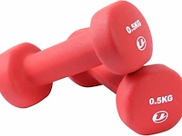 8x halterset met soft-touch-greep 2x0,5kg ultrasport - afbeelding 1 van  3