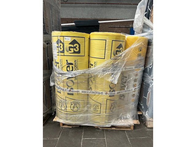 8x isolatie 8000x600x150mm rd:3,75(=4,80m) isover rollisol plus - afbeelding 2 van  5