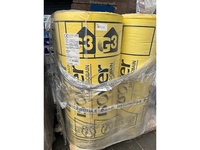 8x isolatie 8000x600x150mm rd:3,75(=4,80m) isover rollisol plus - afbeelding 3 van  5