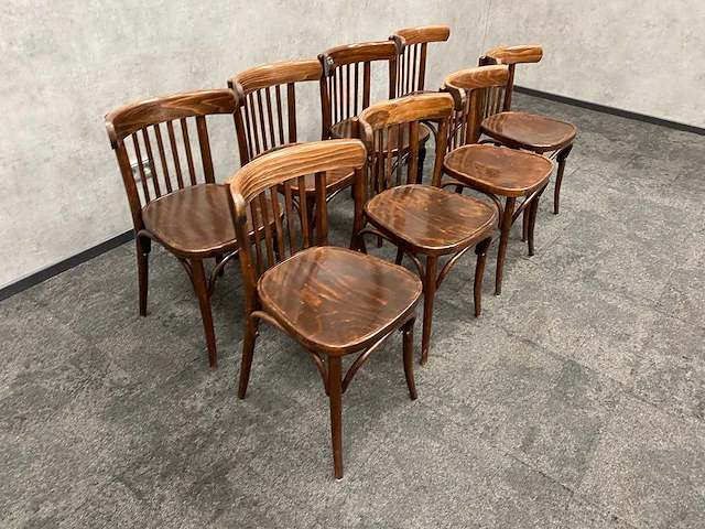8x klassieke café stoel - afbeelding 5 van  6