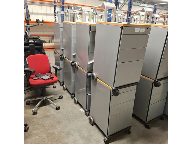 8x ladeblok trolley, ahrend - afbeelding 2 van  11