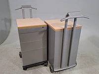 8x ladeblok trolley, ahrend