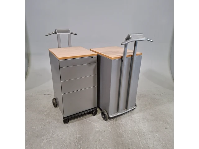8x ladeblok trolley, ahrend - afbeelding 1 van  11