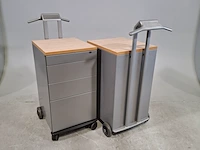 8x ladeblok trolley, ahrend - afbeelding 1 van  11