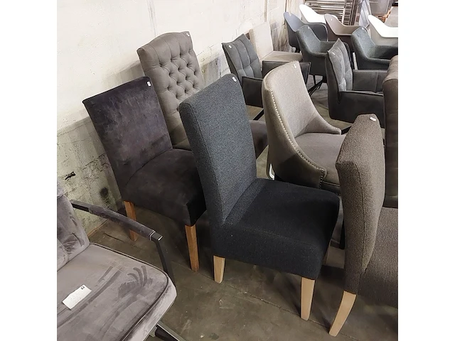 8x landelijke eetkamerstoelen, zazuhome - afbeelding 3 van  4