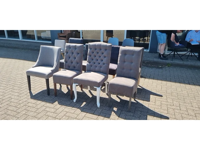 8x landelijke eetkamerstoelen, zazuhome - afbeelding 4 van  4