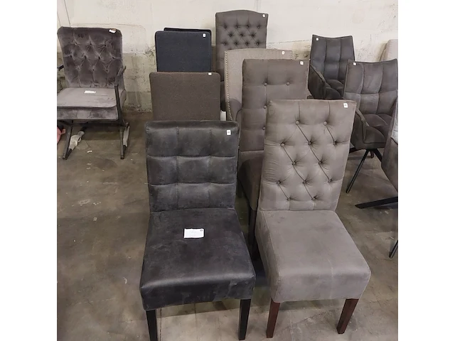 8x landelijke eetkamerstoelen zazuhome - afbeelding 1 van  4