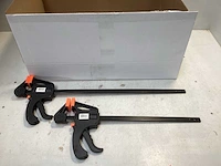 (8x) lijmklem - 4x 300mm / 4x 450mm - afbeelding 1 van  3