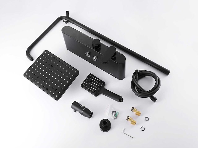 8x mawialux opbouw regendoucheset - digitaal display - afbeelding 3 van  7