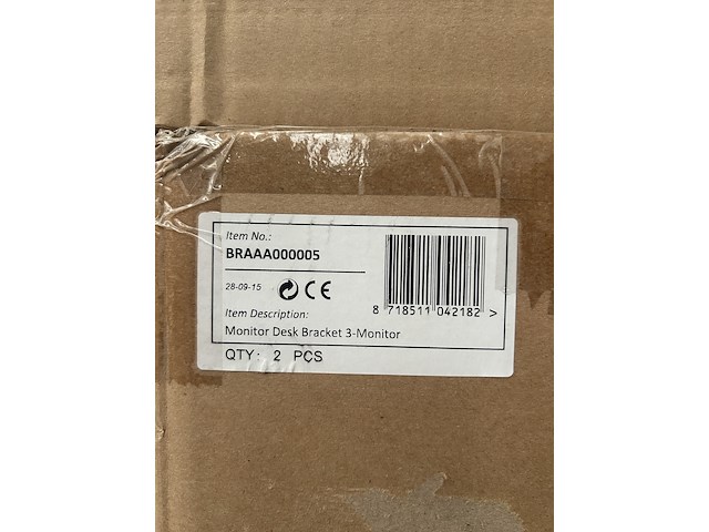 8x monitor bureausteun 3 monitoren 3x scherm 13"-27" sam creative, braaa000005 - afbeelding 3 van  3