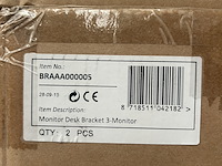 8x monitor bureausteun 3 monitoren 3x scherm 13"-27" sam creative, braaa000005 - afbeelding 3 van  3