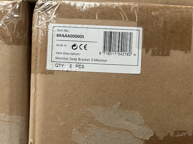 8x monitor bureausteun 3 monitoren 3x scherm 13"-27" sam creative, braaa000005 - afbeelding 3 van  3