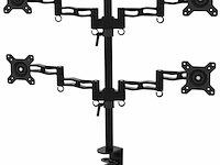 8x monitor bureausteun 4 monitoren 4x scherm 13"-27" braaa000006, braaa000006 - afbeelding 1 van  2