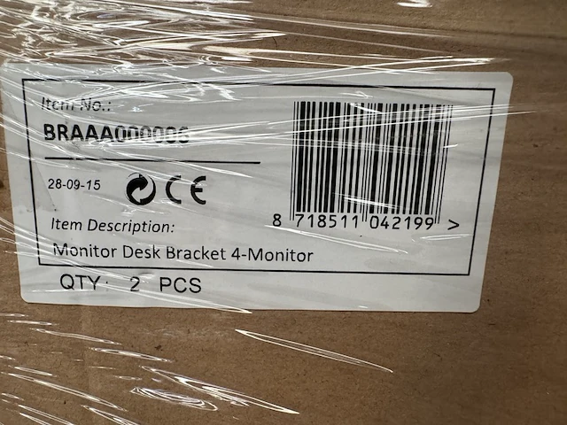 8x monitor bureausteun 4 monitoren 4x scherm 13"-27" sam creative, braaa000006 - afbeelding 3 van  3
