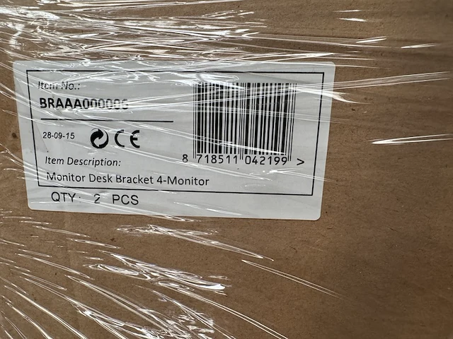 8x monitor bureausteun 4 monitoren 4x scherm 13"-27" sam creative, braaa000006 - afbeelding 3 van  3