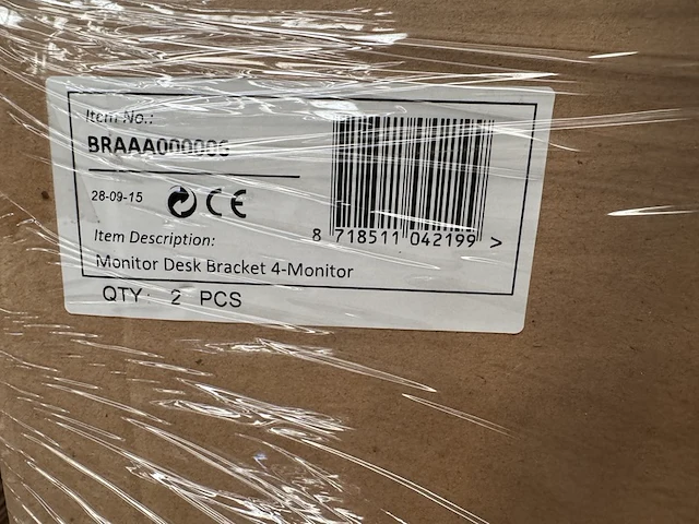 8x monitor bureausteun 4 monitoren 4x scherm 13"-27" sam creative, braaa000006 - afbeelding 3 van  3