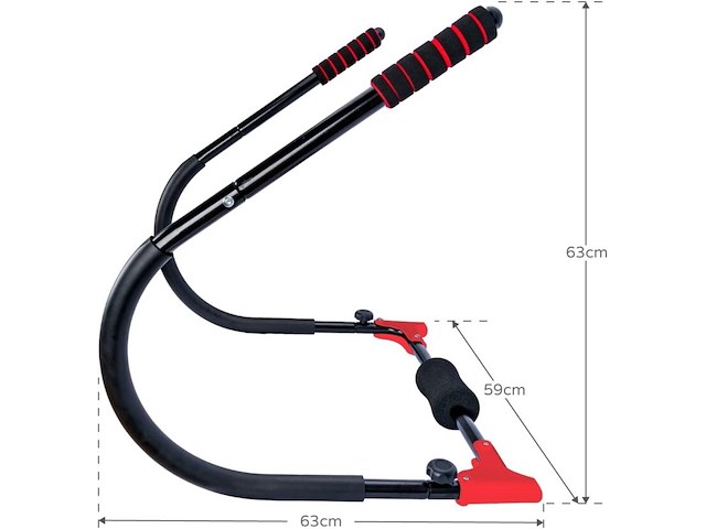 8x opvouwbare ab trainer, buikspiertrainer ultrasport - afbeelding 3 van  6