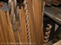8x partij langgatboren, div lengtes en diameters - afbeelding 2 van  3