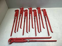 (8x) pijptang - 2” - chrome-vanadium - afbeelding 1 van  5