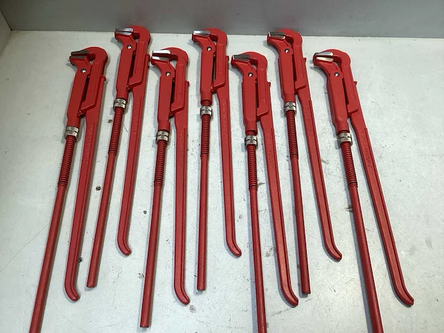 (8x) pijptang - 2” - chrome-vanadium - afbeelding 2 van  5