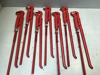 (8x) pijptang - 2” - chrome-vanadium - afbeelding 2 van  5