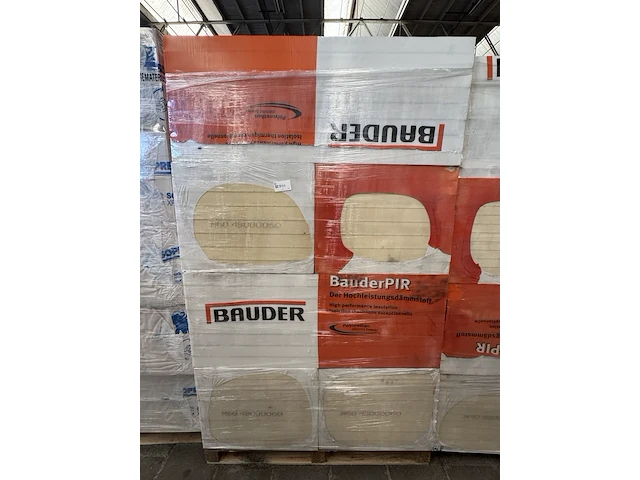 8x pir 2-z glasvlies 1200x600x60mm rd:2,22 8pl/pak bauder - afbeelding 1 van  3