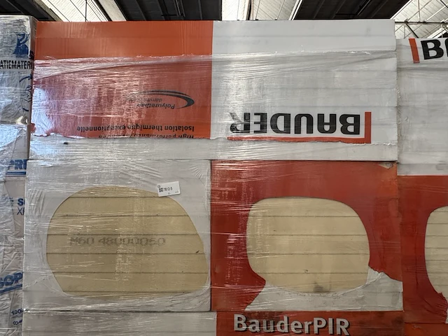 8x pir 2-z glasvlies 1200x600x60mm rd:2,22 8pl/pak bauder - afbeelding 2 van  3