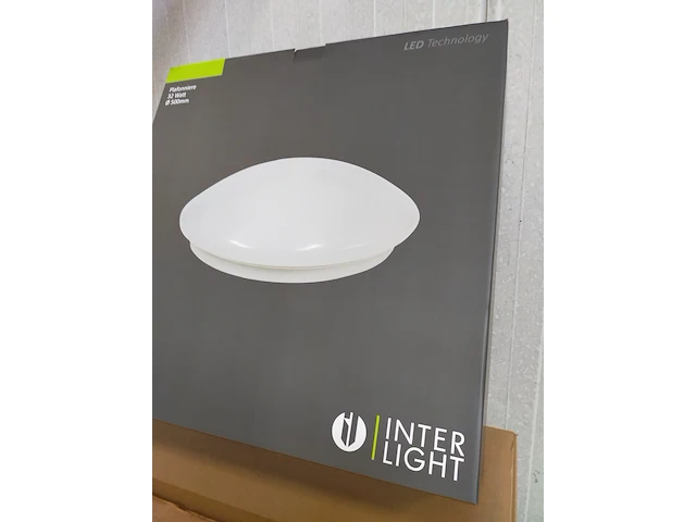 8x plafonniere koopman interlight, il-cls500e, wit - afbeelding 1 van  2