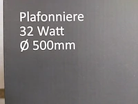 8x plafonniere koopman interlight, il-cls500e, wit - afbeelding 2 van  2