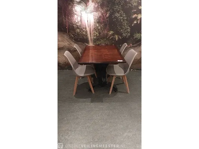 8x restaurant tafel met ca. 24x kuipstoel - afbeelding 7 van  12