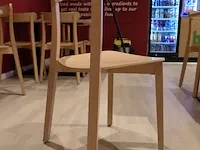 8x restauranttafel met 16x houten stoel - afbeelding 3 van  11