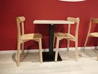 8x restauranttafel met 16x houten stoel - afbeelding 7 van  11