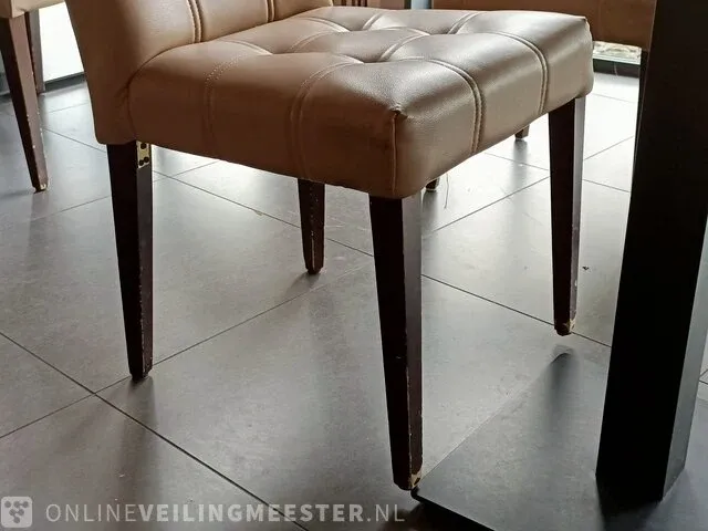 8x restauranttafel met 24x stoel - afbeelding 4 van  7