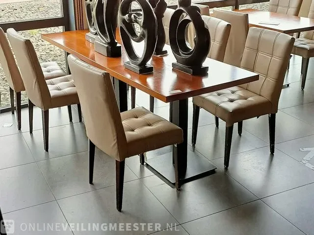 8x restauranttafel met 24x stoel - afbeelding 6 van  7