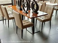 8x restauranttafel met 24x stoel - afbeelding 6 van  7