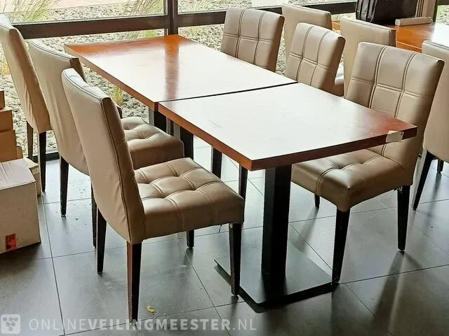 8x restauranttafel met 24x stoel - afbeelding 7 van  7