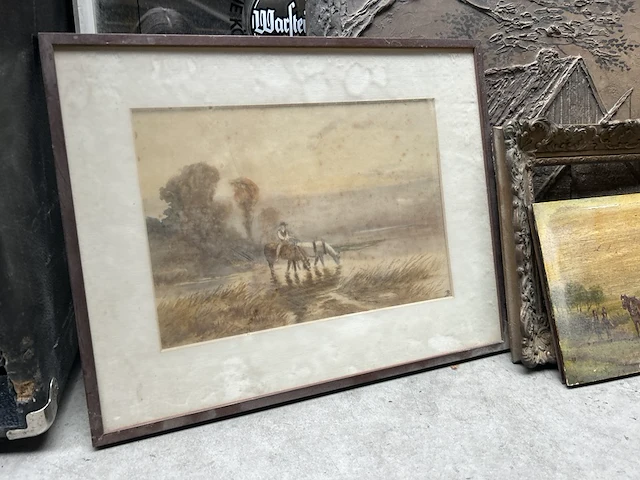 8x schilderij met handtekening uit verzameling - afbeelding 2 van  5