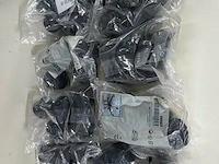 8x set bureaustoel wielen ikea, 150.933.00, zwart - afbeelding 3 van  6