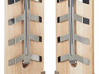 8x set van 2 barbecue rookplanken met rvs klemmen meateor - afbeelding 1 van  6
