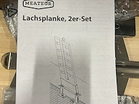 8x set van 2 barbecue rookplanken met rvs klemmen meateor - afbeelding 5 van  6