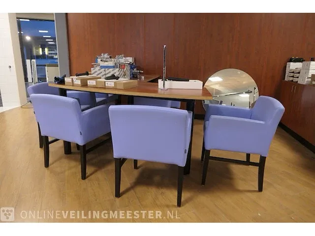 8x showroomstoel satellite, peak 174 grey blue - afbeelding 1 van  12