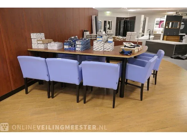8x showroomstoel satellite, peak 174 grey blue - afbeelding 5 van  12