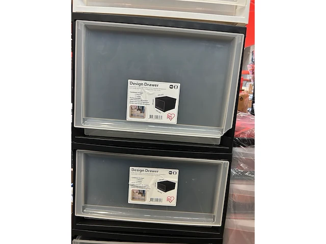 8x stapelbare opbergbox design drawer - afbeelding 4 van  6