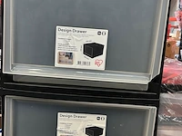 8x stapelbare opbergbox design drawer - afbeelding 4 van  6