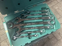 8x steek sleutelset in koffer, sata - afbeelding 1 van  3