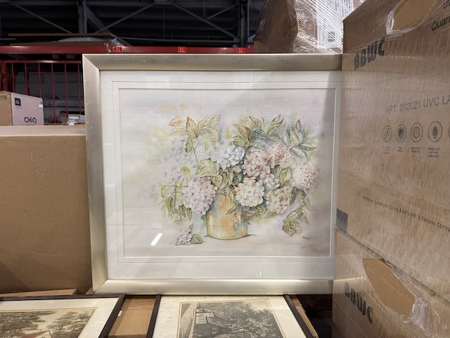 8x unieke oude tekening/ets in lijst - afbeelding 3 van  8