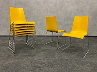 8x van der sluis - nestelbare kantinestoel - afbeelding 1 van  9