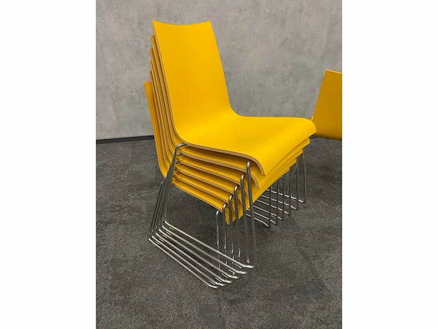 8x van der sluis - nestelbare kantinestoel - afbeelding 3 van  9