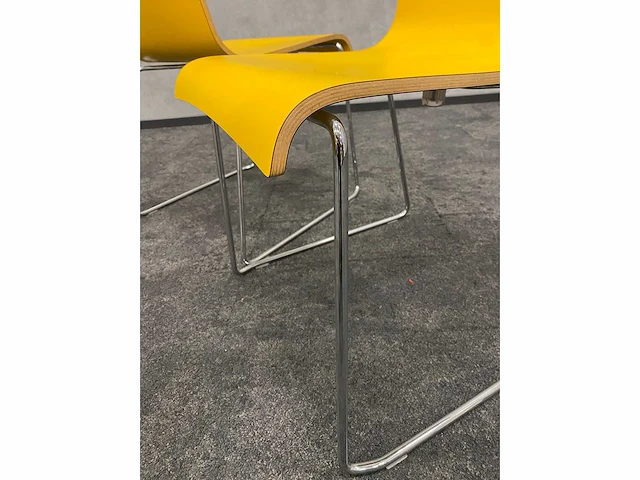 8x van der sluis - nestelbare kantinestoel - afbeelding 6 van  9